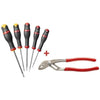 FACOM SET DI 5 CACCIAVITI + 1 PINZA MULTI-GRIP