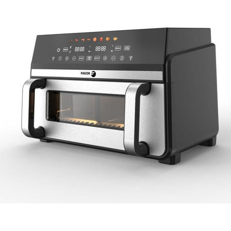 Friggitrice senza olio FAGOR - Airfryer FG10AF - Capacità 11L - Doppia vasca da 5,5L - Divisore rimovibile - 2200W