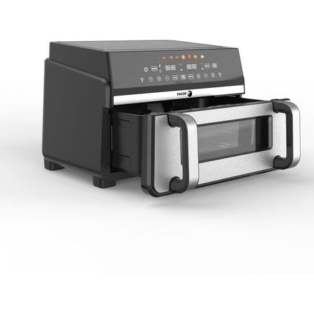 Friggitrice senza olio FAGOR - Airfryer FG10AF - Capacità 11L - Doppia vasca da 5,5L - Divisore rimovibile - 2200W
