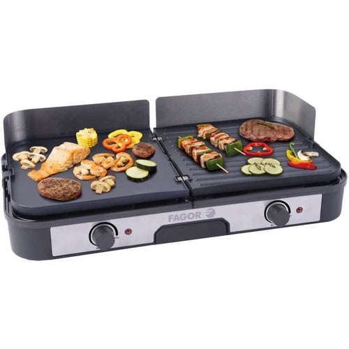 FAGOR - FG823 - Plancha extra large in acciaio inox - 2200 W