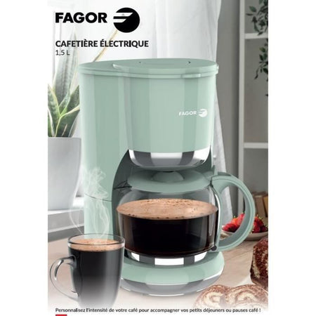 Macchina da caffè filtro - FAGOR - FG1560 - 1,5L - 12 tazze - Mantieni caldo