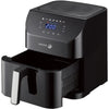 Friggitrice senza olio - FAGOR - Airfryer XL - 8 L - 1800 W - Touch screen - 7 preimpostazioni di cottura - Timer - Nero