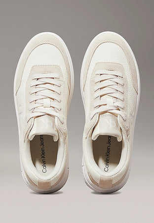 calvin klein Sneakers BOLD FLATF LOW LACE TUMB LTH da donna