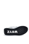 Scarpe Uomo W6YZ YAK bianche in pelle e tessuto – Sneakers running lifestyle