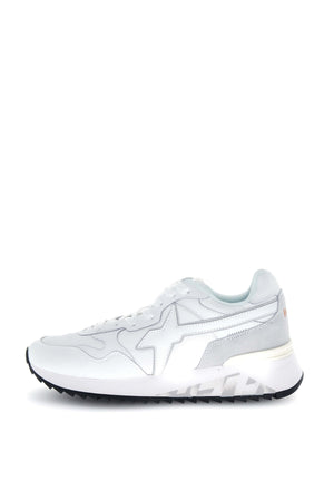 Scarpe Uomo W6YZ YAK bianche in pelle e tessuto – Sneakers running lifestyle