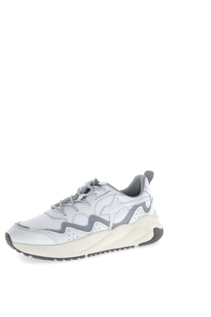 W6yz scarpe uomo mod FLIK suede nylon white - grey 2019458041N14