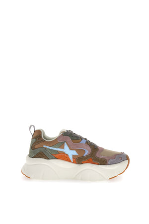 W6yz scarpe donna  MIA - woman Grey-Beige-Rose