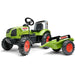 Trattore a pedali FALK CLAAS Arion 430 con rimorchio - 1040AB