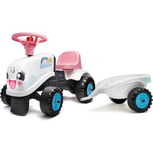 FALK - Porta trattore Rainbow Farm con rimorchio