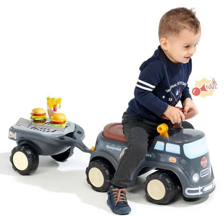 FALK - Food Truck Carrier - sedile apribile, volante con clacson, rimorchio e accessori