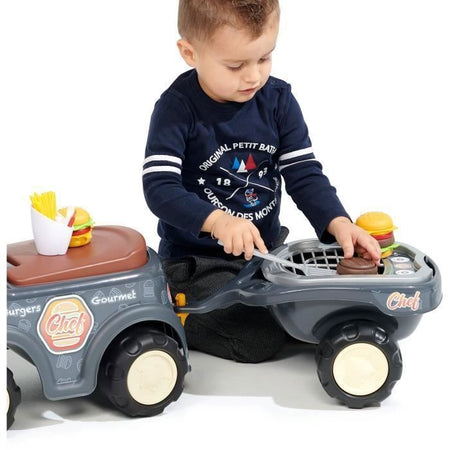 FALK - Food Truck Carrier - sedile apribile, volante con clacson, rimorchio e accessori