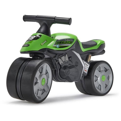 Bicicletta senza pedali Falk - Baby Moto Team Bud Racing - ruote silenziose