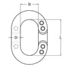 Falsa Maglia Inox Ø Mm.12