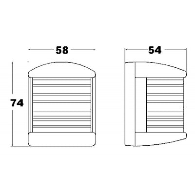Fanale Poppa 135° Zeus