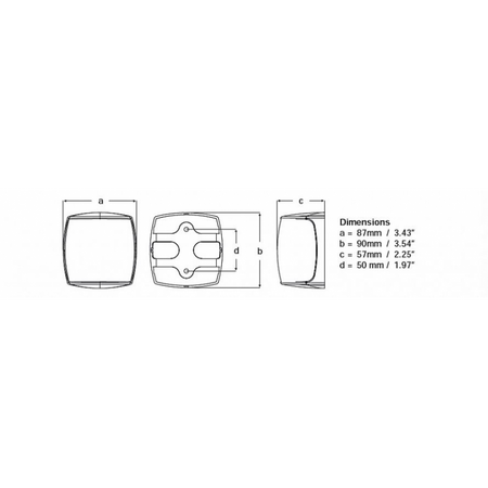Fanale Testa Albero Bianco Pro 5 Nm