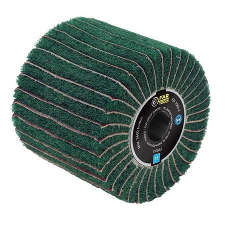 FARTOOLS Spazzola in fibra sintetica e lame abrasive 120mm / L100mm
