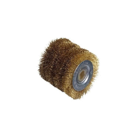 Spazzola metallica grande - filo di ottone 0,3mm - 60mm - L60mm