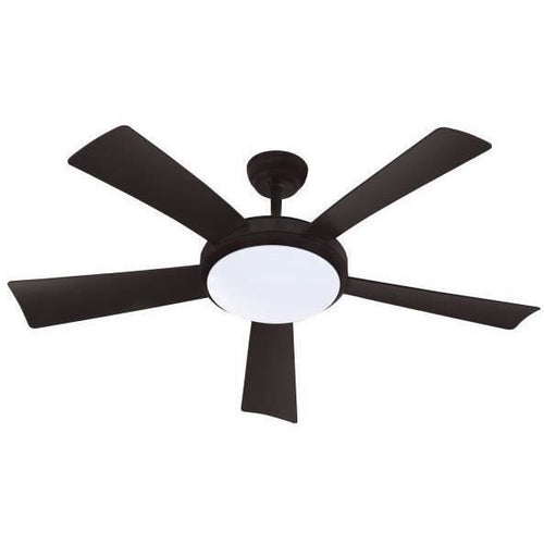 Wallis Black - 132 cm Ventola del soffitto 38W + illuminazione a LED