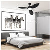 Corsica bianca - 116 cm ventilatore a soffitto da 70 W + illuminazione a LED