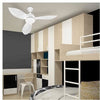 Black Corsica - 116 cm ventola a soffitto da 70w + illuminazione a LED