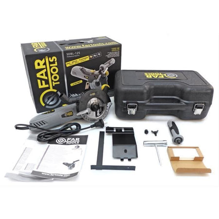FARTOOLS SDBL-125 Sierra circular de doble hoja - 1050 W - diámetro 125 mm - 36 dientes