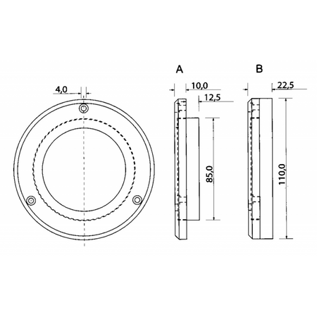 Faretto Subacqueo A Led Bianco