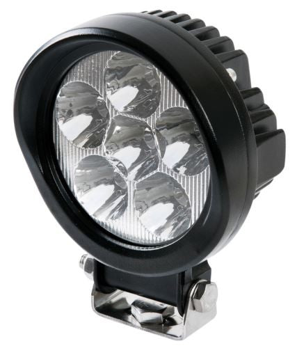 Faro Tondo Led 18W 10-30 Volts Nero