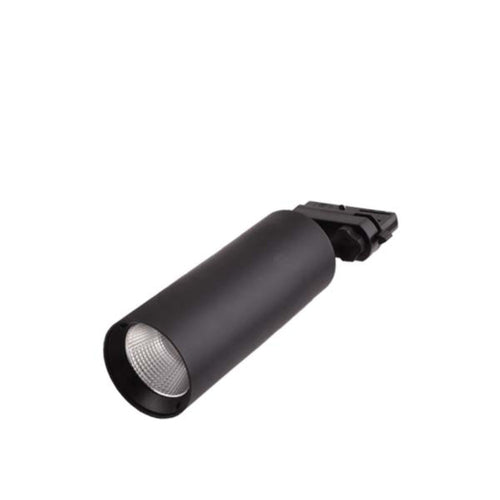FARETTO PER BINARIO 21-30W 3CCT 45 GRADI NERO