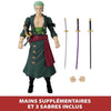 BANDAI Anime Heroes - One Piece - Figura di eroi anime 17 cm - Roronoa Zoro