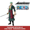 BANDAI Anime Heroes - One Piece - Figura di eroi anime 17 cm - Roronoa Zoro