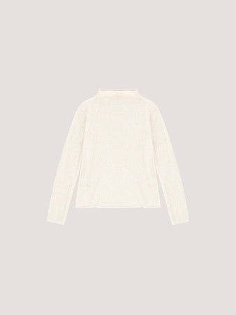Circolo 1901 Maglia donna dolcevita jersey lace