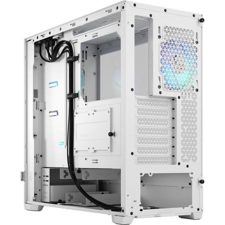 Case per PC - Design frattale - pop aria rgb bianca tg - bianco (fd -c -por1a -01)