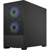 FRACTAL DESIGN - Pop Mini Air RGB Black TG - Case per PC - Nero (FD-C-POR1M-06)