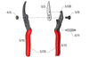 Felco 5 Forbice per Potatura con Lama in Acciaio 225 mm. Felco