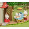 Sylvanian Families - 5432 - Gemelli coniglietti di cioccolato e passeggino doppio - Mobili