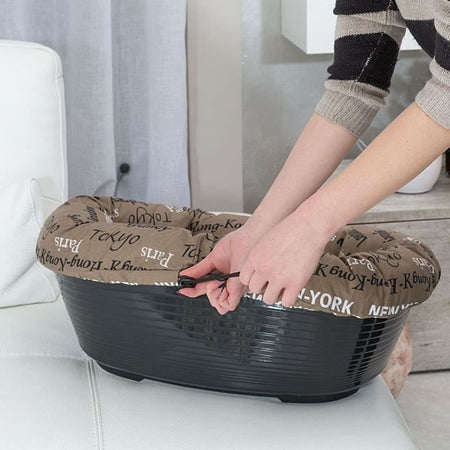 Cesto - FERPLAST - DIVANO 6 - Design moderno - Cuscino fantasia - Antiscivolo