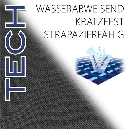 Materasso per cani - FERPLAST - TENDER TECH - 61 x 46 x 5 cm - Nero - Rivestimento sfoderabile