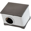Nicchia - FERPLAST - PETVILLA 60 - 54 x 43 x 38,5 cm - Bianco / Grigio