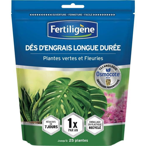 FERTILIGeNE - Osmocote max dadi concime a lunga durata Piante verdi e fiorite 25 dadi