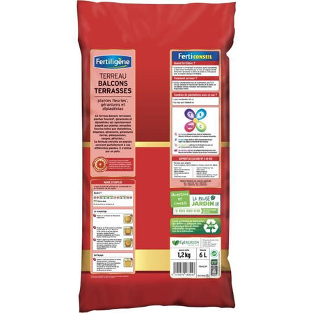 FERTILIGeNE - Terra balconi terrazzi 6L