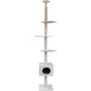 KERBL - FERDI Tiragraffi - 38 x 38 x 240 a 260 cm - Bianco - Sisal