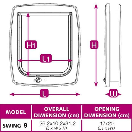 CHATIERE plastica swing Marr