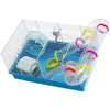 Gabbia - FERPLAST - PAULA TUBE LINE - 46 x 29,5 x 24,5 cm - Blu