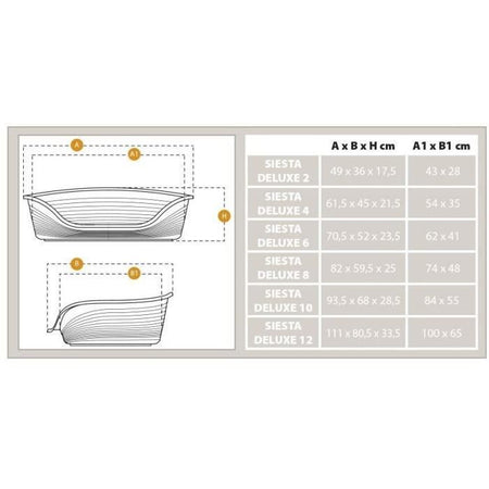 Cestino - FERPLAST - SIESTA DELUXE 4 - Bordeaux - Ovale - Interno - Antiscivolo