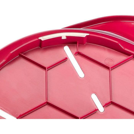 Cestino - FERPLAST - SIESTA DELUXE 4 - Bordeaux - Ovale - Interno - Antiscivolo