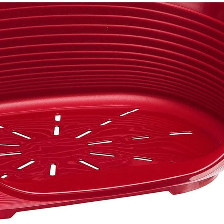 Cestino - FERPLAST - SIESTA DELUXE 4 - Bordeaux - Ovale - Interno - Antiscivolo