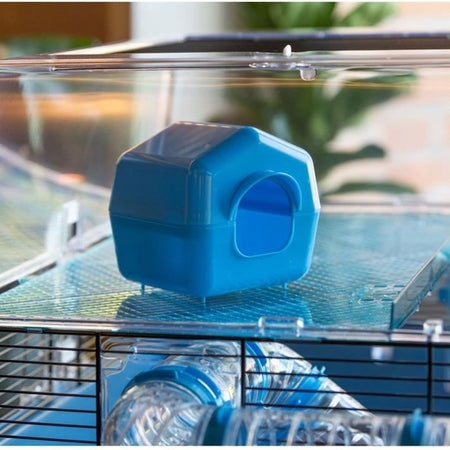 Gabbia - FERPLAST - DUNA FUN LARGE - 3 livelli - 71,5 x 46 x 41 cm - Blu