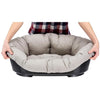 Cuscino - Ferplast - Zebra Sofa L - Tessuto imbottito - Colore Zebra - Rettangolare