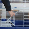 FERPLAST Cage Barn 80-78 x 48 x 65 cm - Grigio - Per coniglio