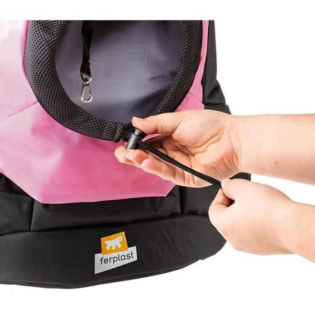 Zaino per cani - FERPLAST - KANGOO - Grande 8 kg - Rosa